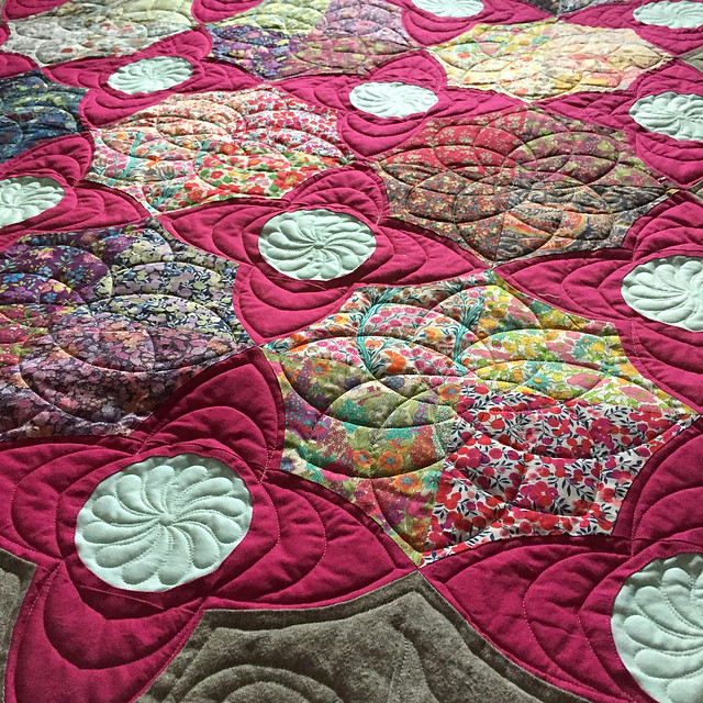 Meadow Quilt on bed